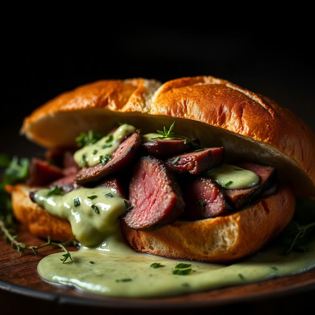 Steak & Tarragon Sandwich